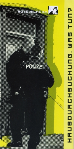 Flyer "Hausdurchsuchung. Was tun?"