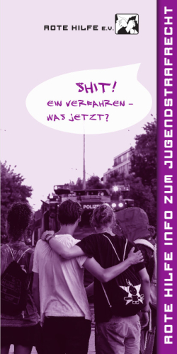 Flyer "Jugendstrafrecht"