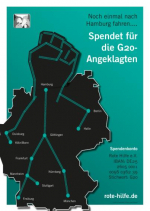 Flyer, Postkarten und Sticker "G20-Kampagne"
