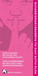 Flyer "Bitte sagen Sie jetzt nichts!"
