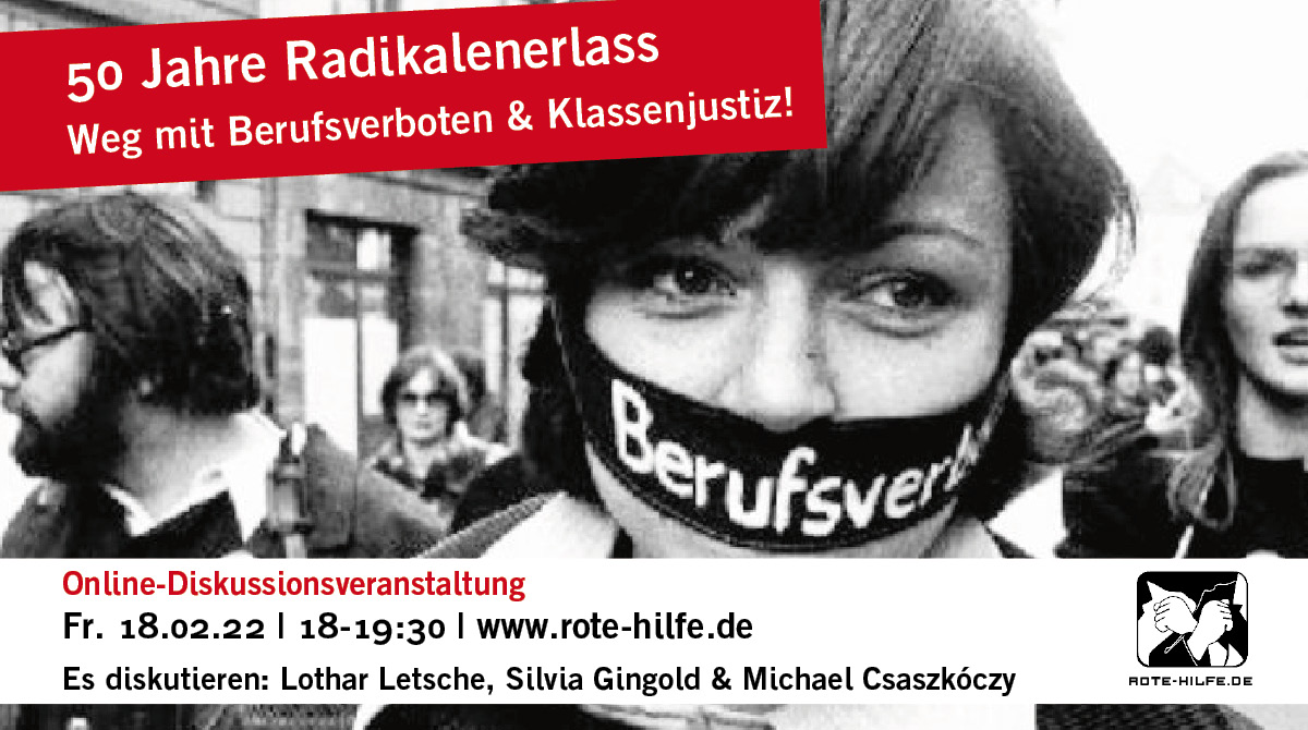 50Radikalenerlass OnlineDiskussion