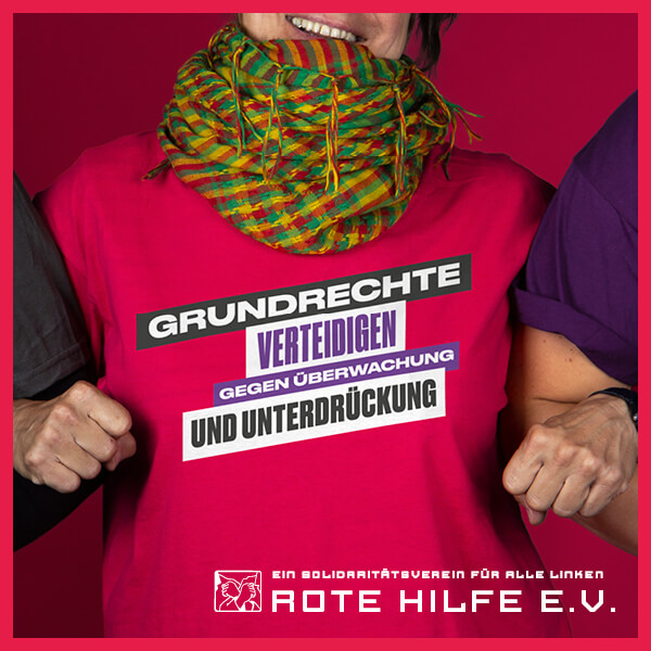 Solidaritaet verbindet Rote Hilfe Banner 600x600 RGB Motiv 6