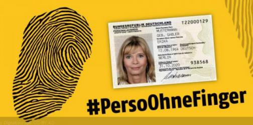 perso ohne finger