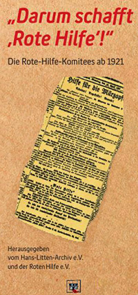 Broschüre 100 Jahre Rote Hilfe Komitees