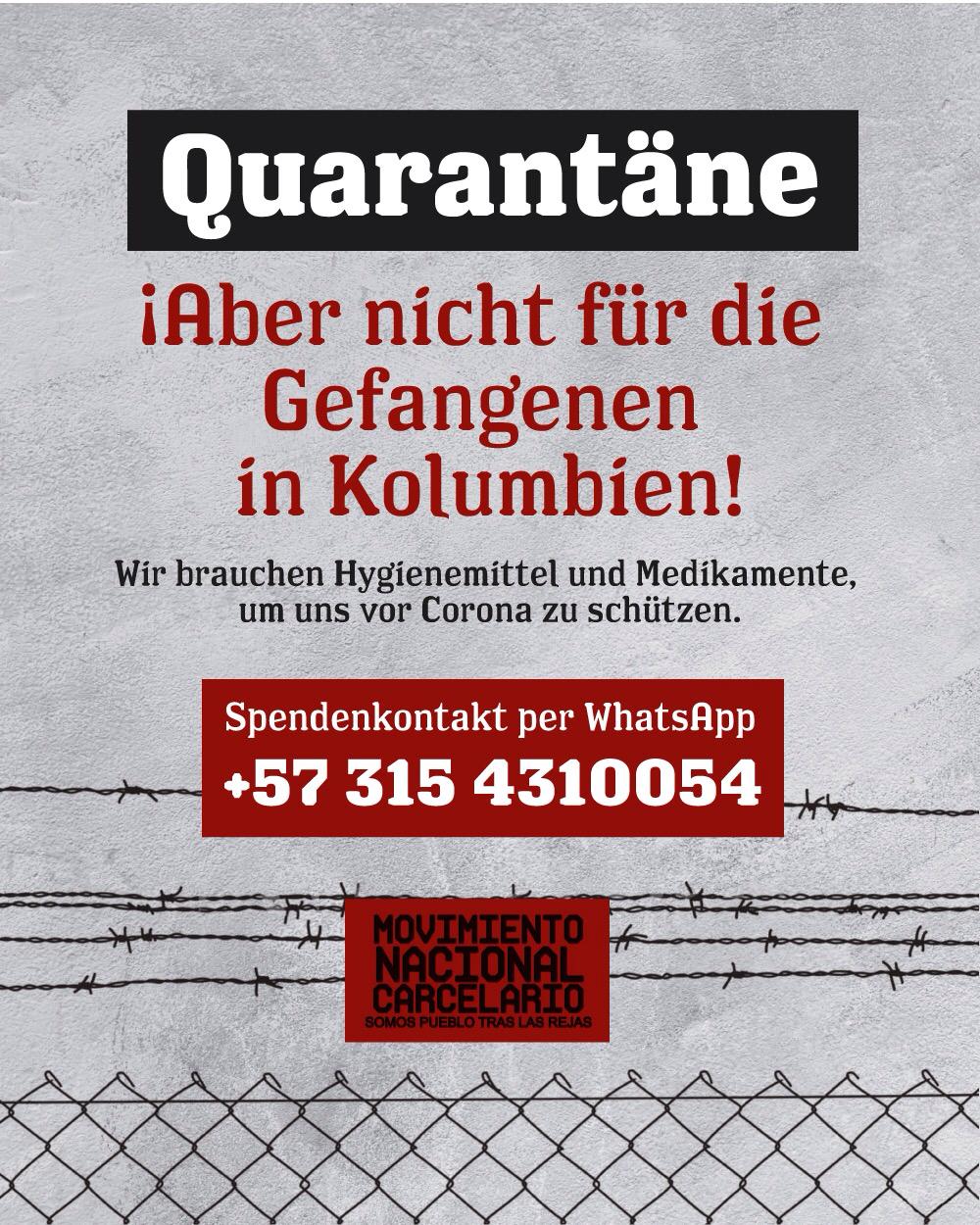 spendenaufruf kolumbien